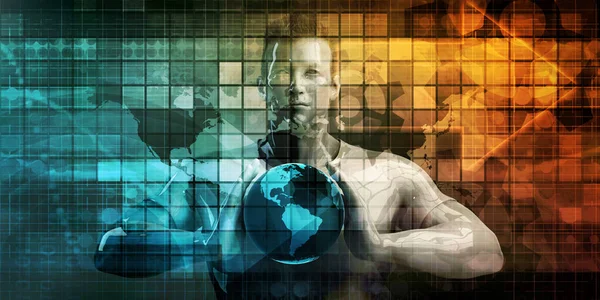 Küresel Çözüm Geliştirme Merkezi İş Konsepti