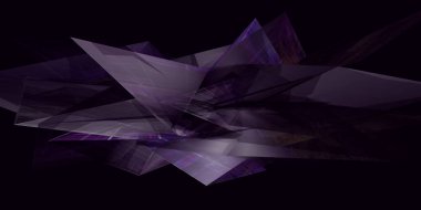 Siyah ve Mor Gelecek Sanatında Teknoloji Soyut