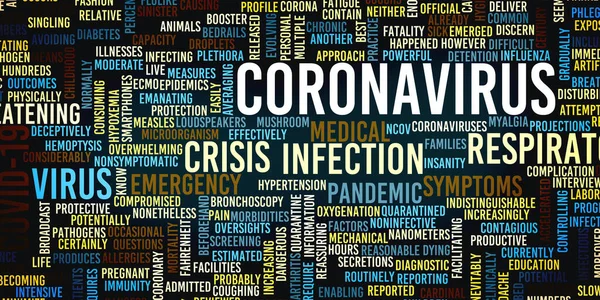 Coronavirus Con Personal Médico Que Contiene Germen Virus —  Fotos de Stock