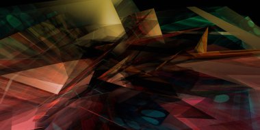 Siberpunk Estetik Arkaplan Modeli Gelecekçi Kavram Olarak