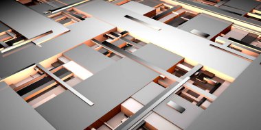 Endüstriyel Teknoloji Çözümleri Sanat Konsepti