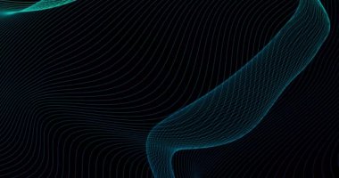 Teknoloji Arkaplan Sanatı Üzerine Geleceğin Soyut Konsepti