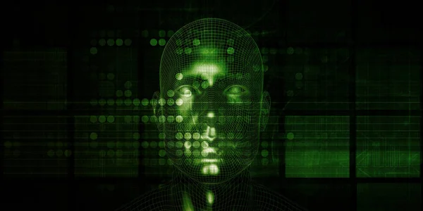 Inteligencia Artificial Aprendizaje Automático Como Concepto Datos Tecnológicos — Foto de Stock