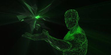 Bilim Arkaplanı Yeni Keşif Kavramı Soyut Sanat