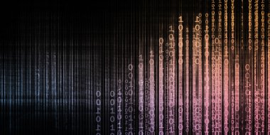 Bir Dijital İnternet Ağı Olarak Soyut Teknoloji Konsepti