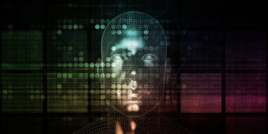 AI İşleme Eğitimi Derin Öğrenme Endüstrisi Konsepti