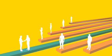 Röportaj İçin Bekleyen Potansiyel İş Adayları Konsepti İşe Alınıyor