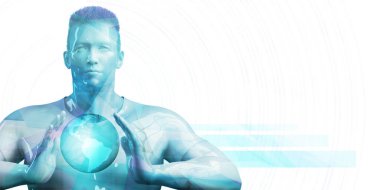 İş Adamı Sunumu Soyut Arkaplan Kopyalama Arkaplanı