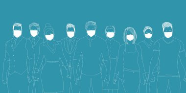 Virüs Önleme Soyut Arkaplan Posteri Kavramını Aç