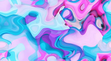 Çizgi film Dönen Renklerle Tema Parkı Arkaplanı