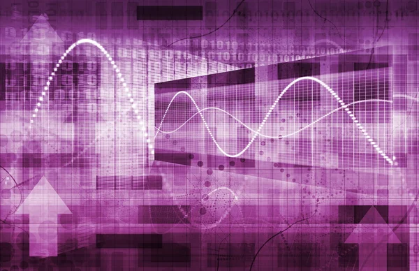 Gráfico Crecimiento — Foto de Stock