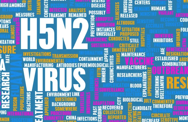 H5n2 virus achtergrond — Stockfoto