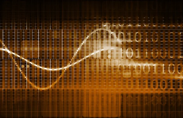 Data visualisering bakgrund — Stockfoto