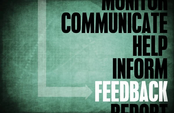 Contesto del concetto di feedback — Foto Stock