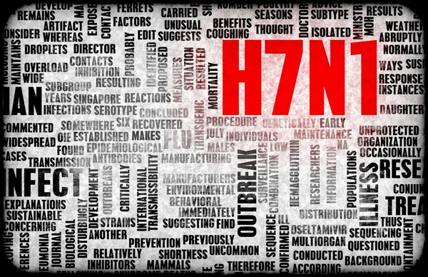 H7n1 — Zdjęcie stockowe