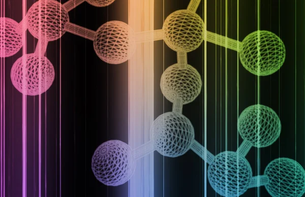 Dna 背景 — 图库照片