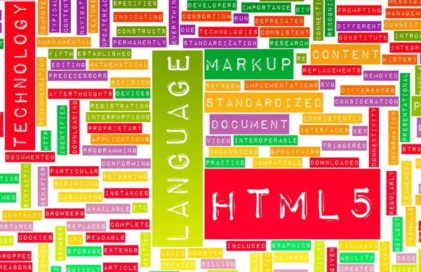 HTML 5 — стоковое фото