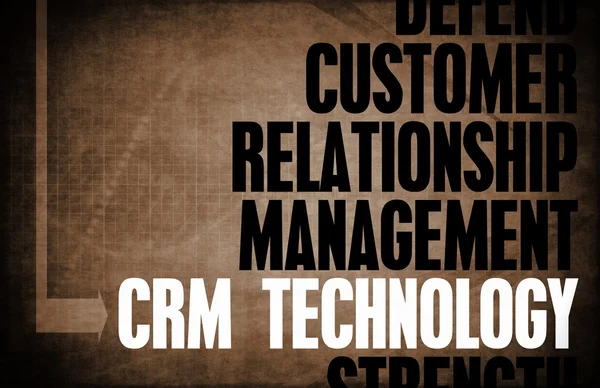 CRM технология — стоковое фото