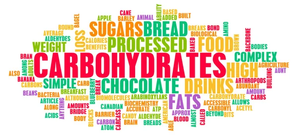 Kolhydrater viktminskning — Stockfoto