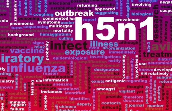 H5n1 病毒 — 图库照片