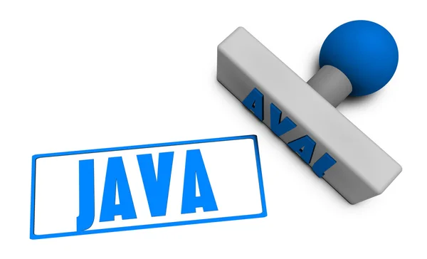 Java stämpel — Stockfoto