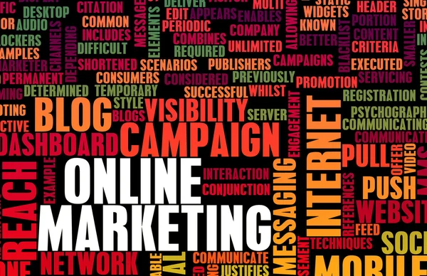 Marketing online come tecnologia di marca — Foto Stock