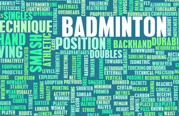 Badminton — Stockfoto