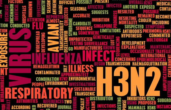 H3N2 — Stock Photo, Image