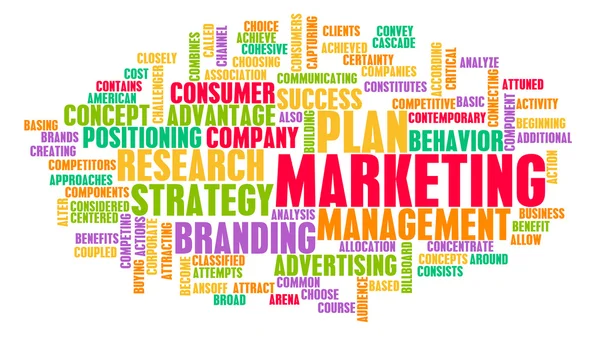Textur der Marketingstrategie — Stockfoto