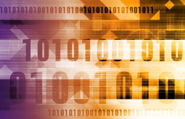 Dijital kod arka plan