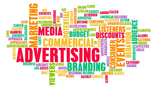 Advertising — Stock Photo, Image