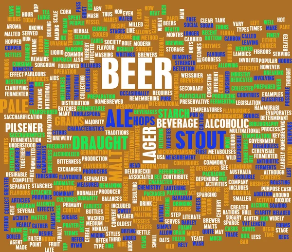 Concepto de cerveza — Foto de Stock