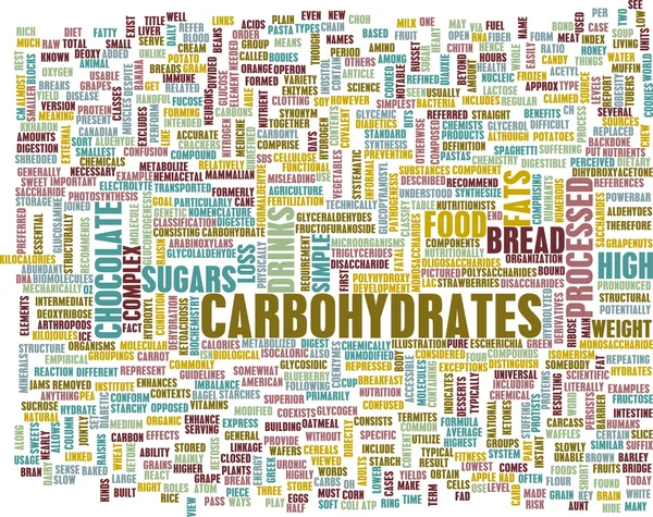 Carbohydrates Weight Loss — Stock Photo, Image