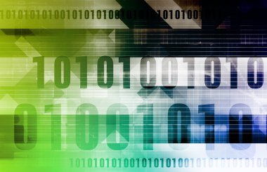 Colorful, abstract, digital background