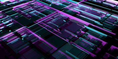 Dijital Soyut Teknoloji Kullanımı için Yüksek Teknolojik Ağ Arkaplanı