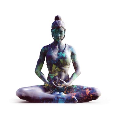 Zen Meditasyon Ruhsal Barış Sanatı Konsepti