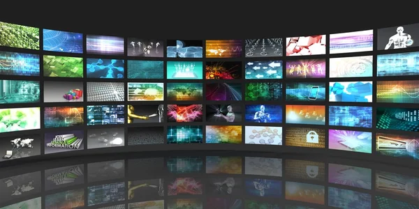 Tecnologia di produzione televisiva — Foto Stock