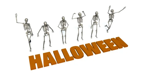 Skeletons Dancing — Stock Photo, Image