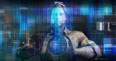 İşadamı Teknoloji Çözümlerine Erişim ile Dijital Dönüşüm Orta Doğu