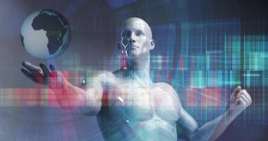 Şirket dijital dönüşümü için iş teknolojisi arka planı