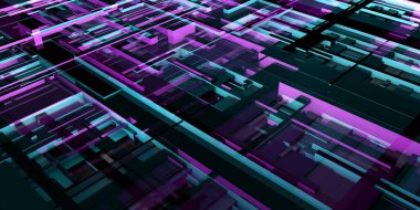 Kompleks Dijital Hazırlama ve Izgara Mimarisi Deseni Tasarımı