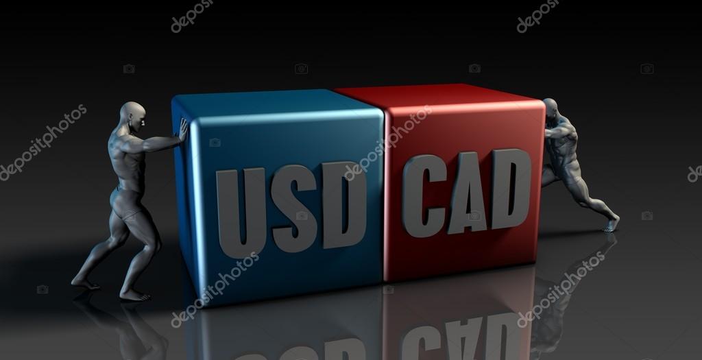 American and canadian dollars hi-res stock photography and images