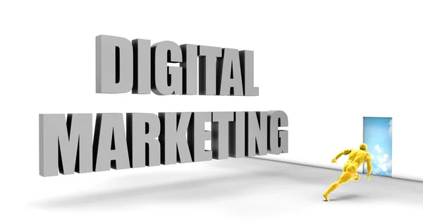 Conceito de marketing digital — Fotografia de Stock