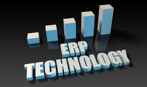 Erp technology  Concept — Stock Photo, Image