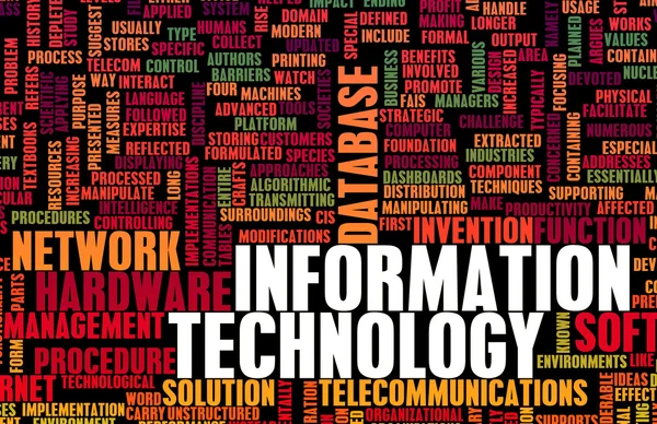 Concepto de tecnología de la información — Foto de Stock