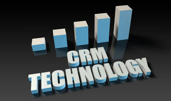 CRM technologie koncept — Stock fotografie