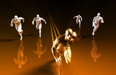 Yönetimi genel bakış konsept sanat