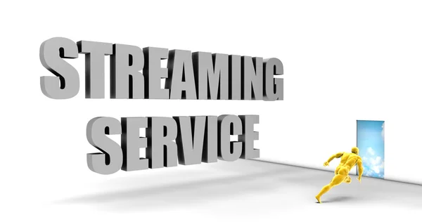 Streaming Service Concept Art — Stockfoto