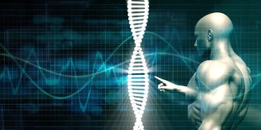 Biyoteknoloji konsept sanat