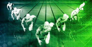 İşadamları kavramı arka çalışan